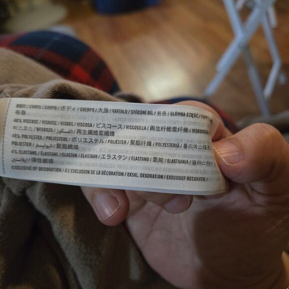 Abercrombie and fitch sweater womens size large brown gray oversized soft cozy - Picture 6 of 9